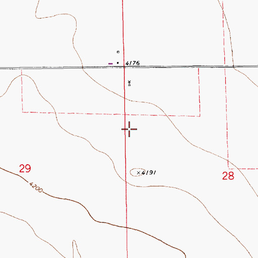 Topographic Map of 10765 Water Well, NM