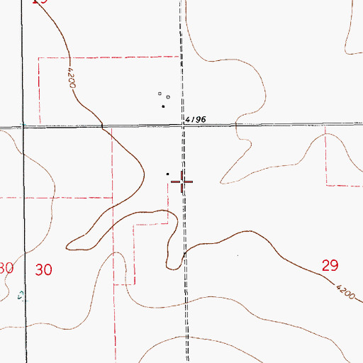 Topographic Map of 12153 Water Well, NM