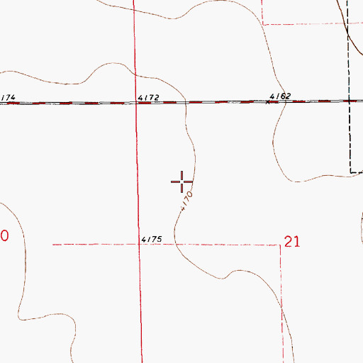 Topographic Map of 10031 Water Well, NM