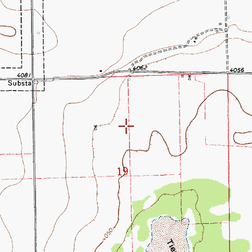 Topographic Map of 10657 Water Well, NM