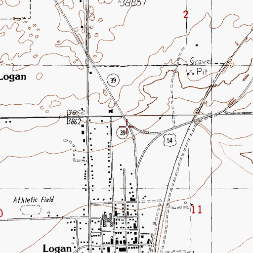 Topographic Map of 05042 Water Well, NM