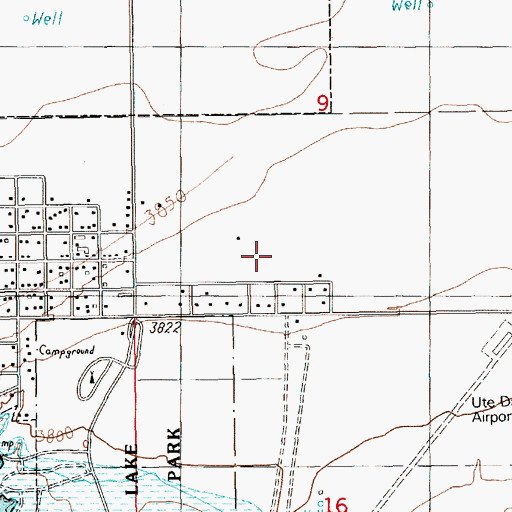 Topographic Map of 05032 Water Well, NM