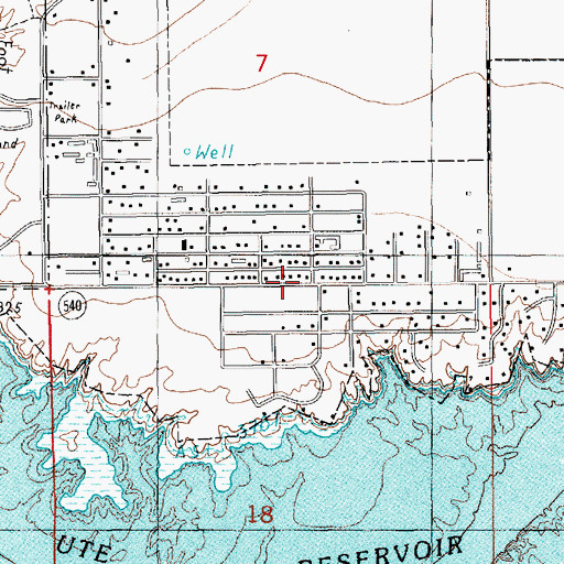Topographic Map of 05022 Water Well, NM