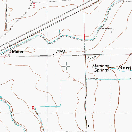 Topographic Map of 05375 Water Well, NM