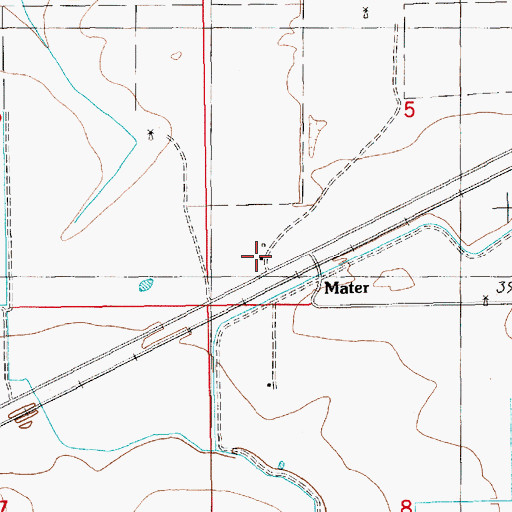 Topographic Map of 05377 Water Well, NM