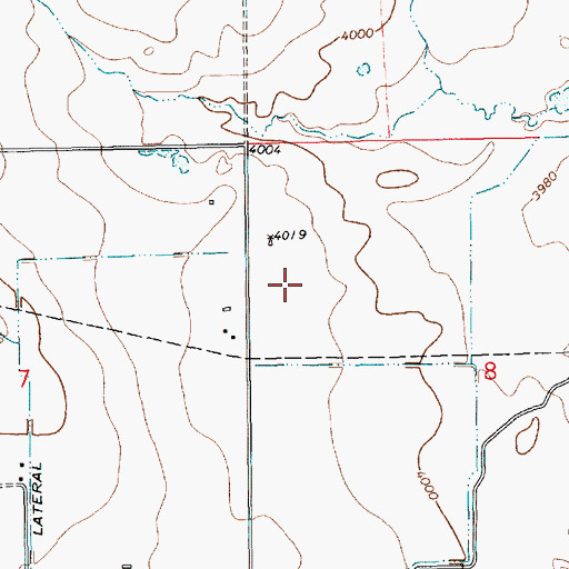 Topographic Map of 05601 Water Well, NM