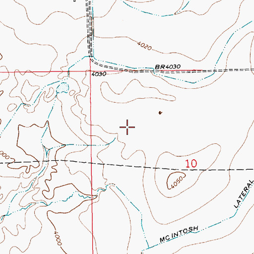 Topographic Map of 05602 Water Well, NM