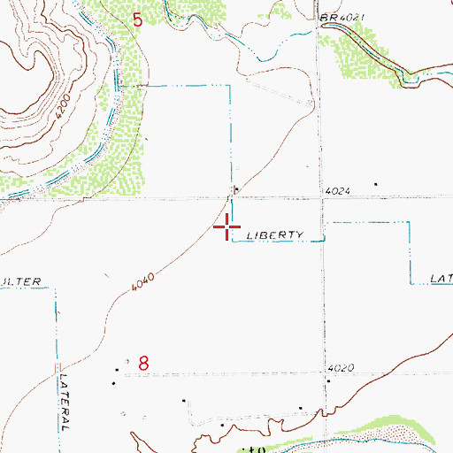 Topographic Map of 10117 Water Well, NM