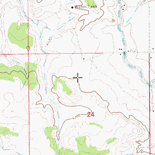 Topographic Map of 10112 Water Well, NM