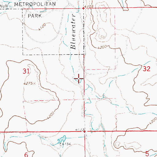 Topographic Map of 10148 Water Well, NM