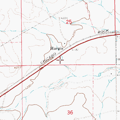 Topographic Map of 10113 Water Well, NM
