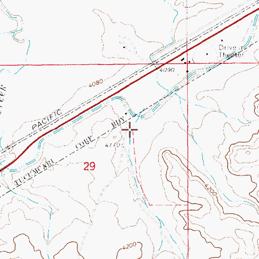 Topographic Map of 10146 Water Well, NM