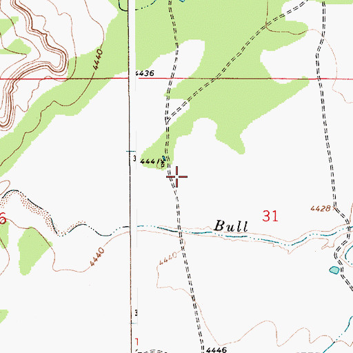 Topographic Map of 05071 Water Well, NM