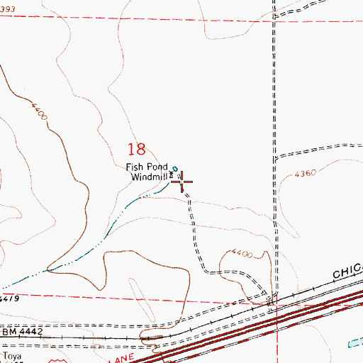 Topographic Map of 05069 Water Well, NM