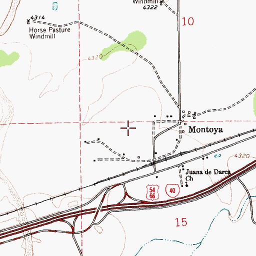 Topographic Map of 05066 Water Well, NM