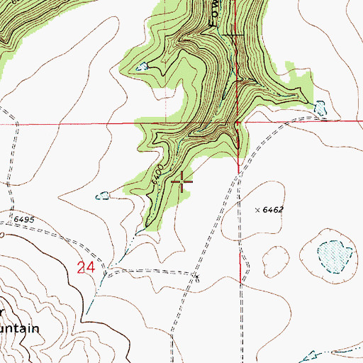 Topographic Map of 10305 Water Well, NM