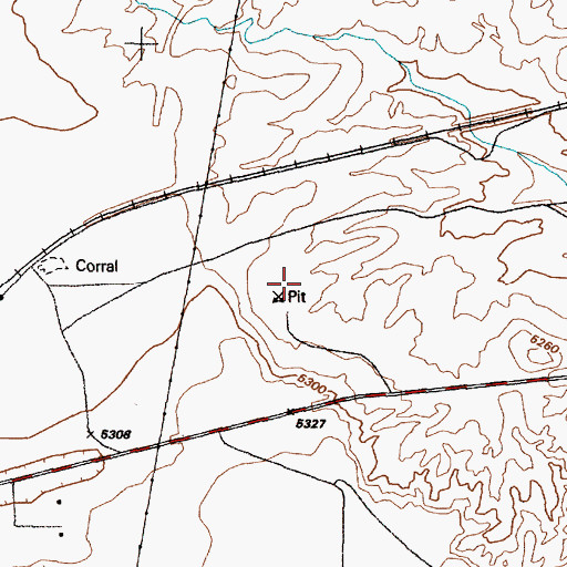 Topographic Map of 10027 Water Well, NM