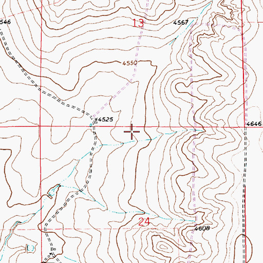 Topographic Map of 10298 Water Well, NM
