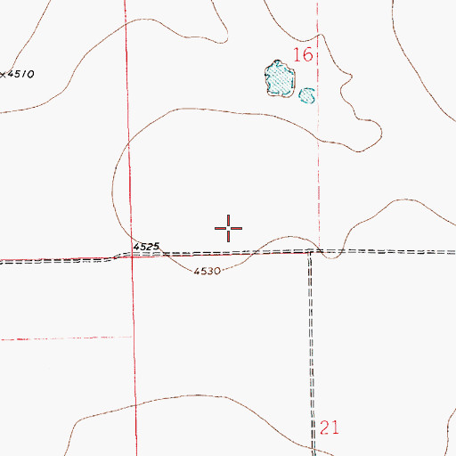 Topographic Map of 10029 Water Well, NM