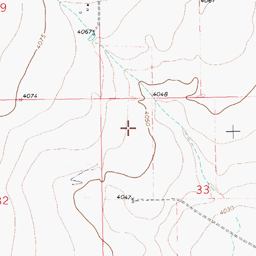 Topographic Map of 11323 Water Well, NM