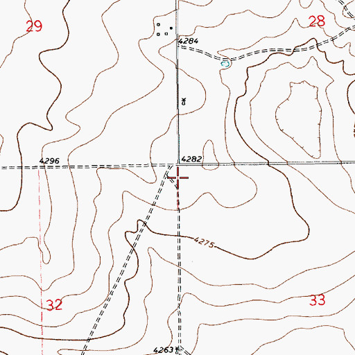 Topographic Map of 11223 Water Well, NM