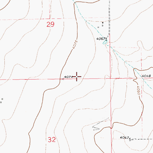 Topographic Map of 12245 Water Well, NM
