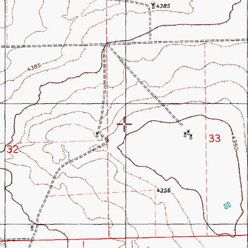 Topographic Map of 06135 Water Well, NM