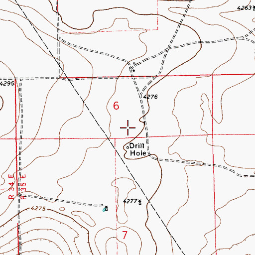Topographic Map of 11226 Water Well, NM