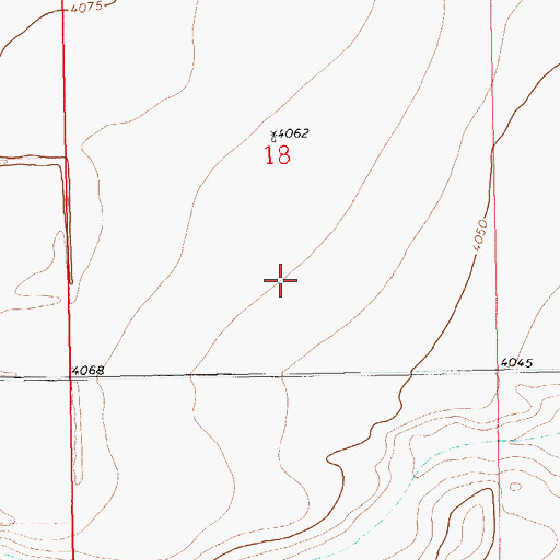 Topographic Map of 11455 Water Well, NM