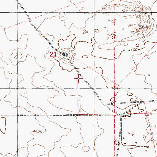 Topographic Map of 06184 Water Well, NM