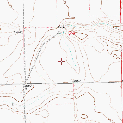 Topographic Map of 11421 Water Well, NM