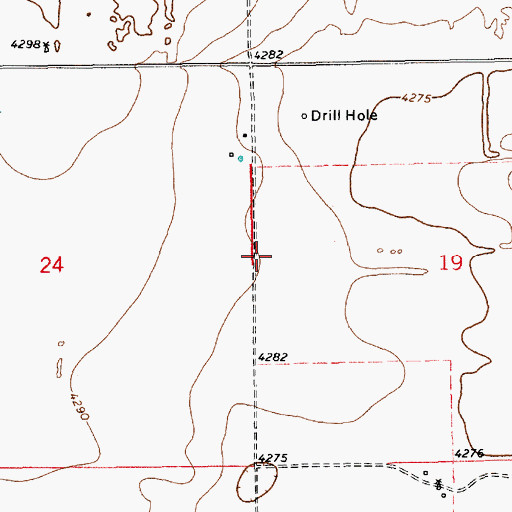 Topographic Map of 11379 Water Well, NM