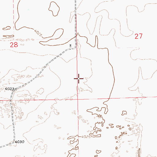 Topographic Map of 11472 Water Well, NM