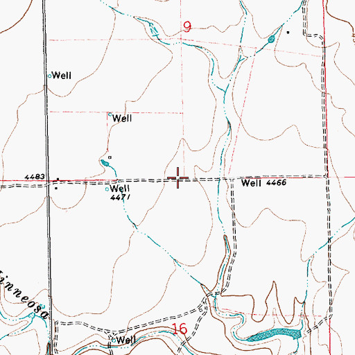 Topographic Map of 00064 Water Well, NM