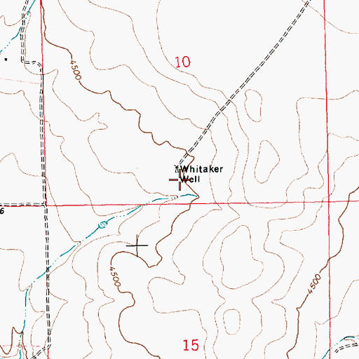 Topographic Map of 05356 Water Well, NM