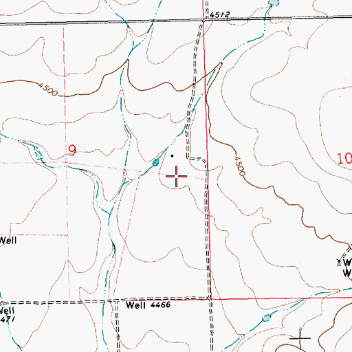 Topographic Map of 05330 Water Well, NM