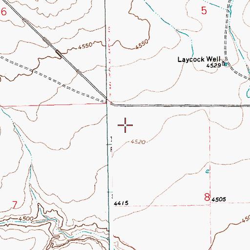 Topographic Map of 05329 Water Well, NM