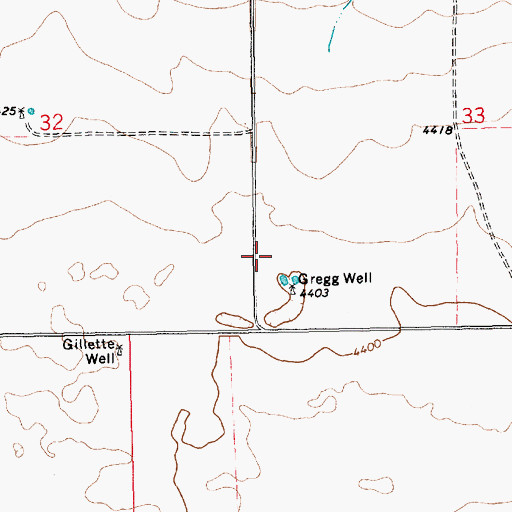 Topographic Map of 05341 Water Well, NM