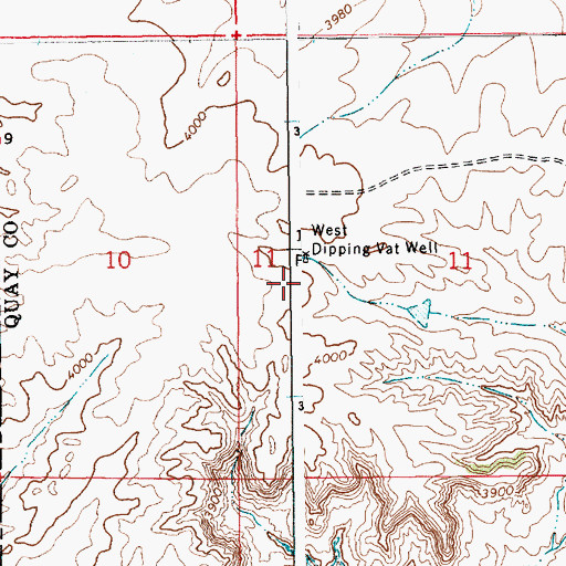 Topographic Map of 05502 Water Well, NM