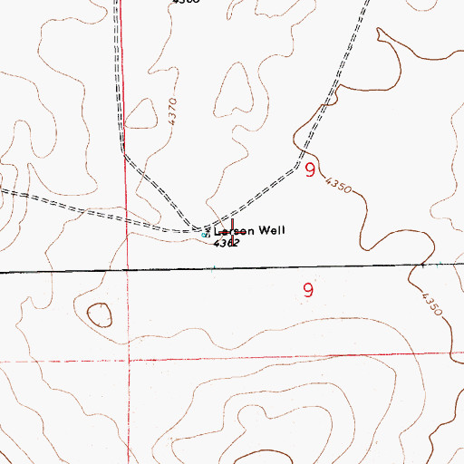 Topographic Map of 05297 Water Well, NM