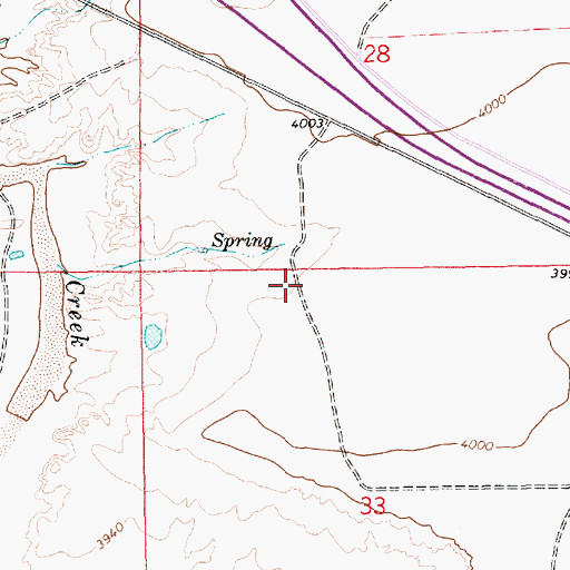Topographic Map of 05637 Water Well, NM