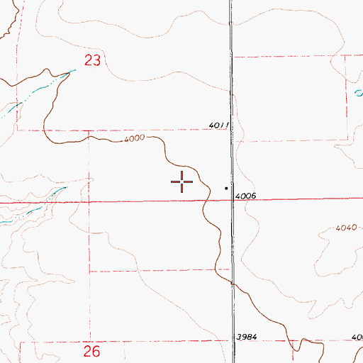 Topographic Map of 05632 Water Well, NM