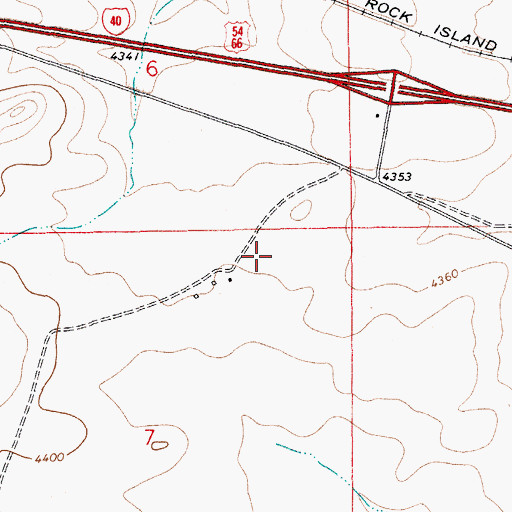 Topographic Map of 05086 Water Well, NM