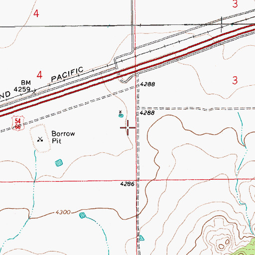 Topographic Map of 10094 Water Well, NM