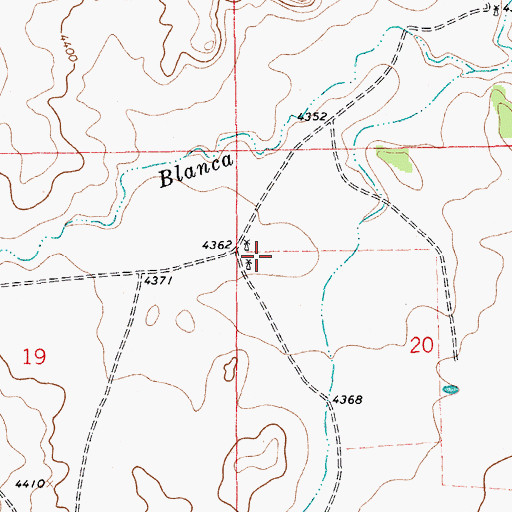 Topographic Map of 05096 Water Well, NM
