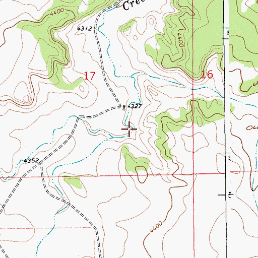 Topographic Map of 10101 Water Well, NM