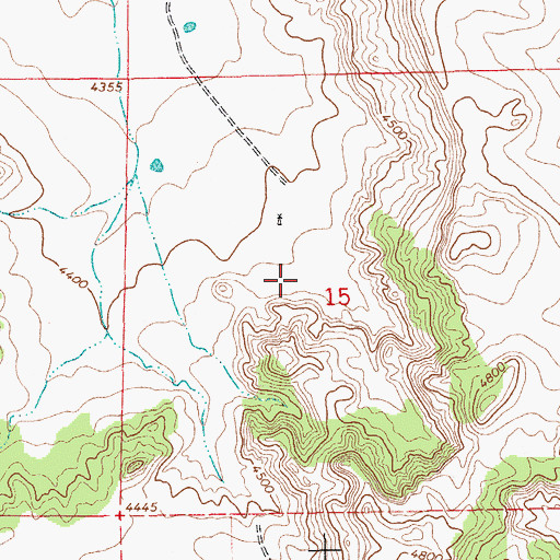 Topographic Map of 10095 Water Well, NM