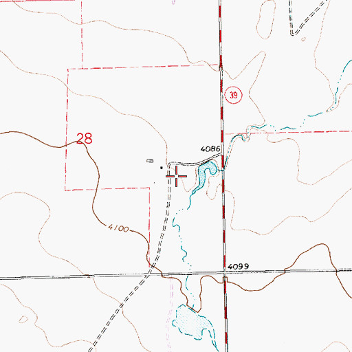 Topographic Map of 05192 Water Well, NM