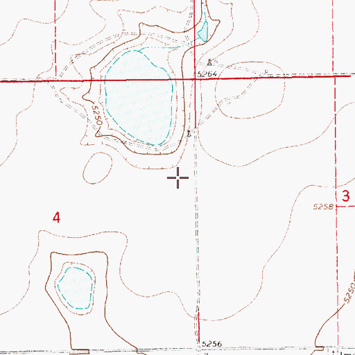 Topographic Map of 10541 Water Well, NM