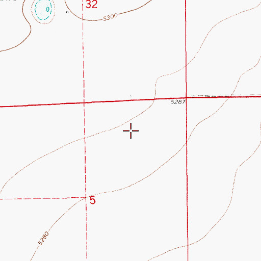 Topographic Map of 10262 Water Well, NM